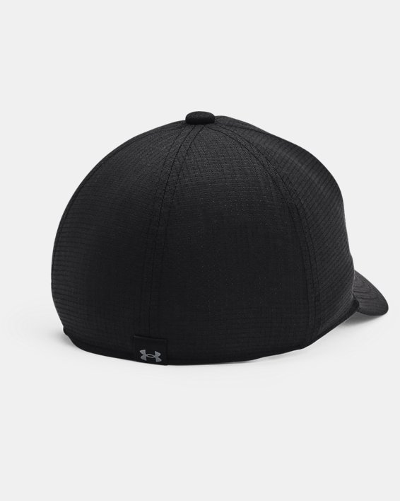 Boys' UA ArmourVent™ Stretch Hat, Black, pdpMainDesktop image number 1